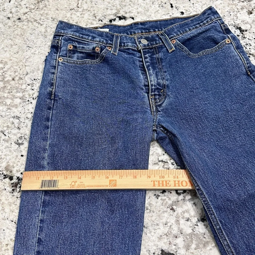 Levi's 514 jeans men's 30x30 (29x29.5) regular fit straight blue denim Jeans